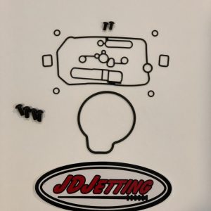 JDKH54 - Keihin FCR MX Carb Mid-Body Gasket Set - Removable Flange Carbs
